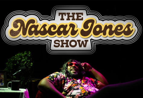The Nascar Jones Show is a live, improvised comedy talk show in Norfolk, Virginia