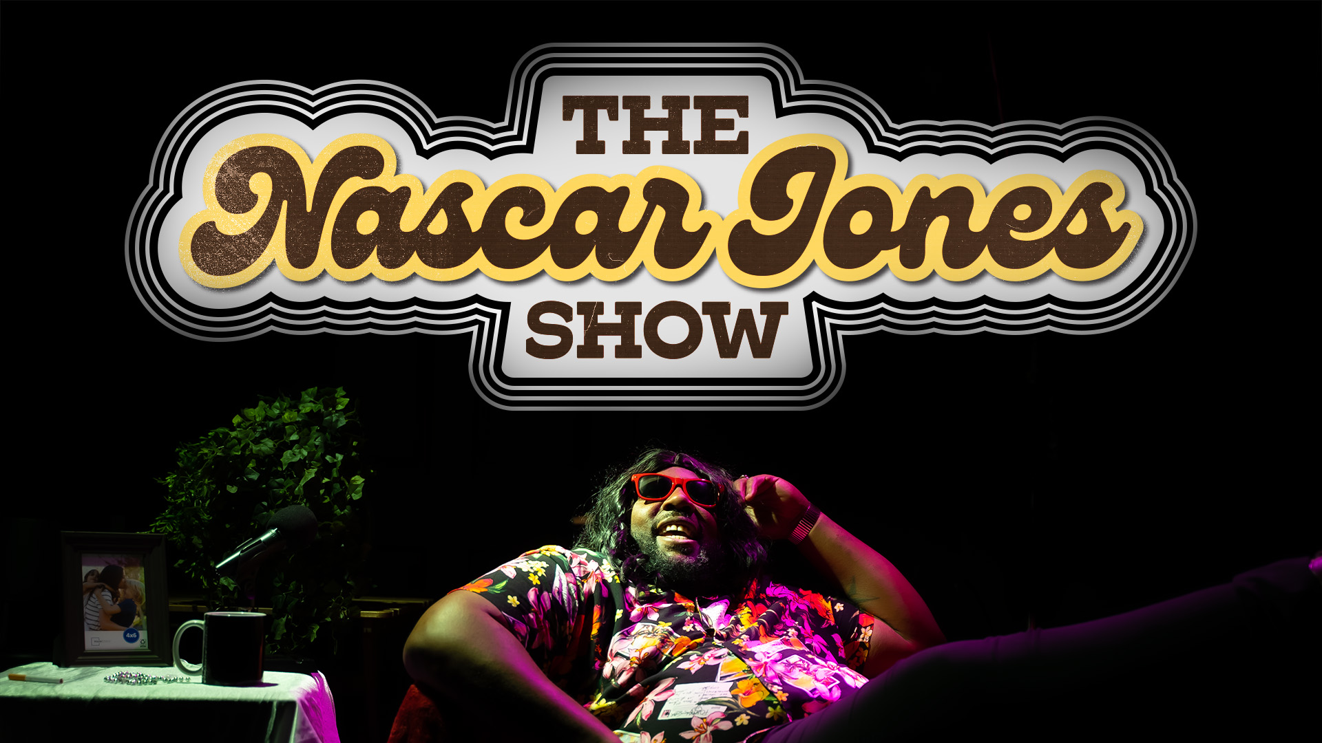 The Nascar Jones Show is a live, improvised comedy talk show in Norfolk, Virginia