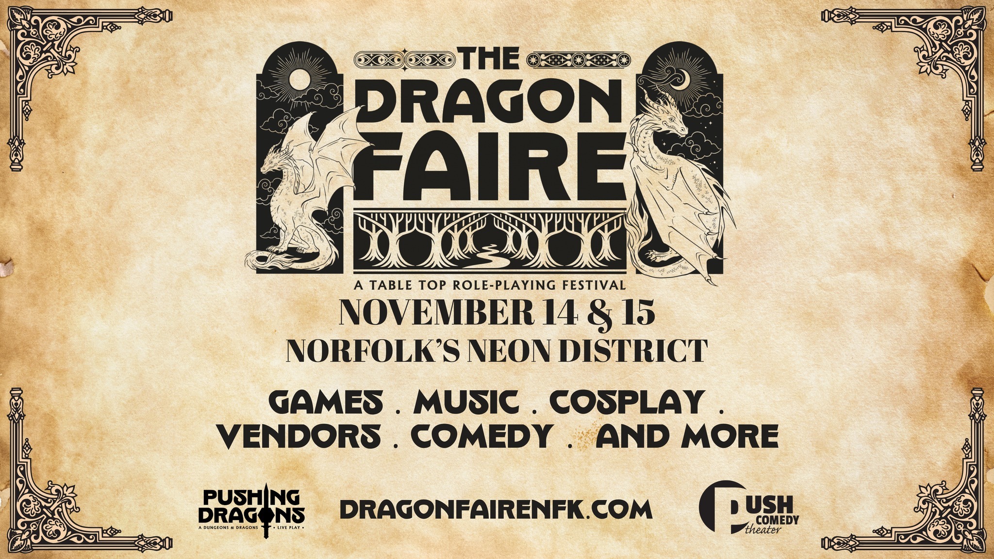 Dragon Faire Logo and Artwork